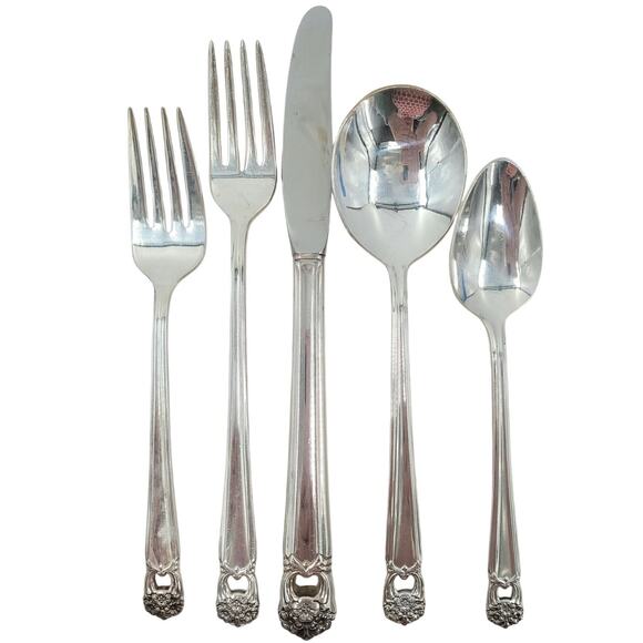 Rogers Brothers‎ Silver Plate Eternally Yours Coquette 6-8 - Picture 1 of 12